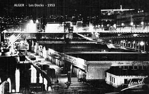 Alger - Docks - 1953